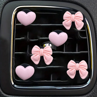ست خوشبوکننده پاپیون و قلب صورتی💕🎀